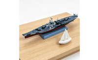 BB6868 Warship Figurine Completed Model 1:1000 Warship Model Desktop Display Naval Decor for Collectors, Desk