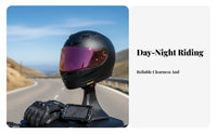 Visor Photochromic Full Face Helmet Visor Day and Night Use Replacement Face Visor