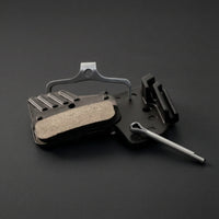 Hydraulic Disc Brake Pads Heat-Dissipating Brake Pads with Cooling Fins Wear-Resistant for Mountain Biking