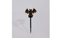 Sun-Powered Lamp Lantern with Nocturnal Creature Figure Halloween Solar Nocturnal Creature Stake Light Spooky Decor for Homeowners, Decorators