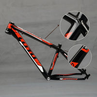 Aluminum Alloy Hardtail Mountain Bike Frame Tapered Mountain Bike Hardtail Frame Lightweight Rigid for Cyclists