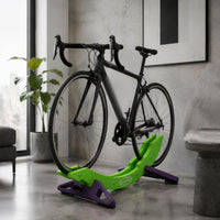 Cycle Parking Stand Curved Cradle Floor-Standing Bike Stand Freestanding Bike Rack ABS Plastic Rigid Construction