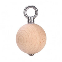 Smooth Finish Wood Grip Ball Ergonomic Pull-up Grip Ball Easy to Install Pull up Handles Sweat Absorbing