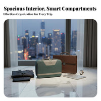 Reinforced Steel Frame Handheld Suitcase Waterproof Canvas Tool Case Wear-Resistant for Travelers, Men, Worksite, Weekend Getaways, Airports