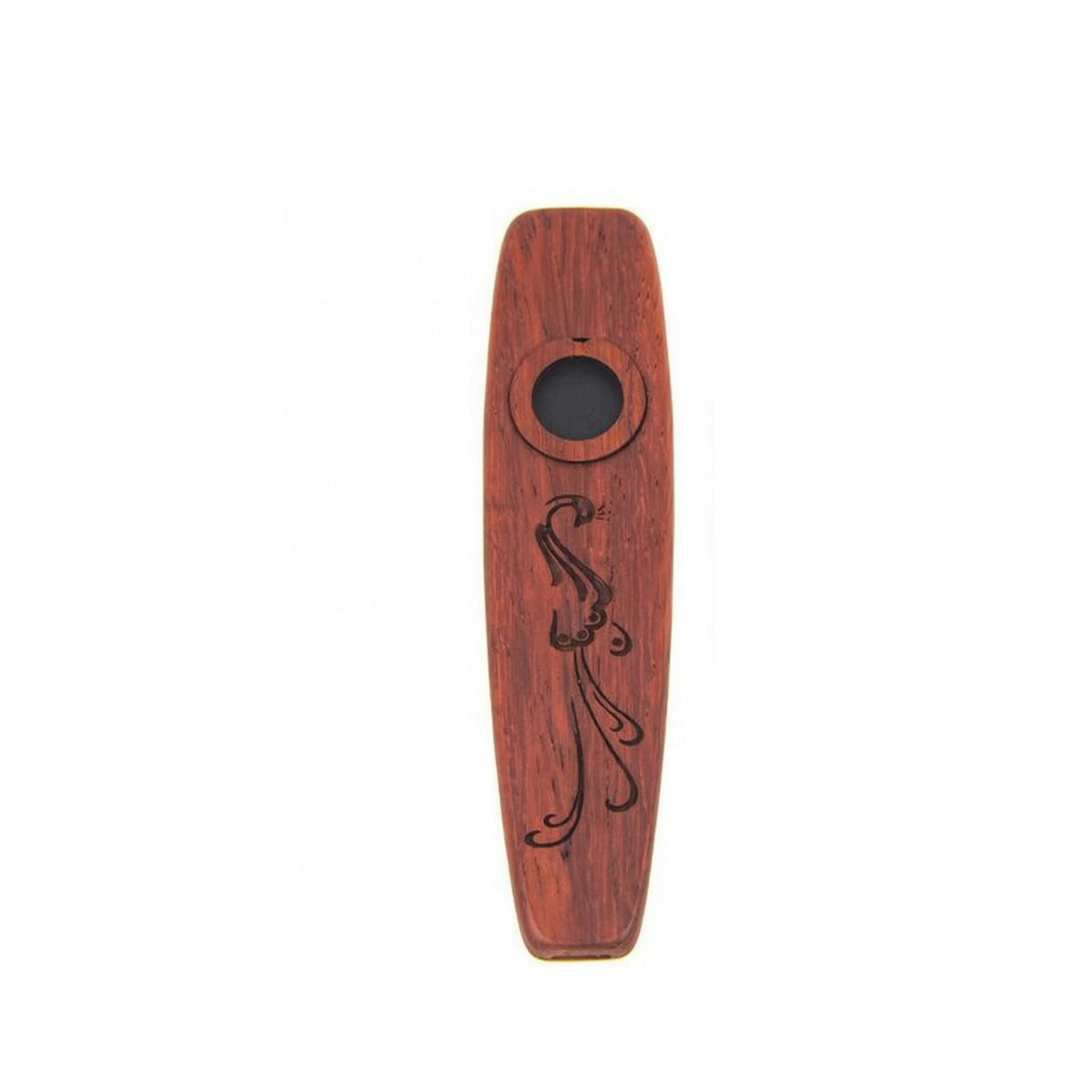 Smooth Wood Grain Extended Wooden Kazoo Easy to Learn Wooden Kazoo