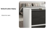 Light Luxury Aesthetic Bedside Storage Unit Minimalist design Single-Drawer End Table with Shelf Modern Design Nightstand Sturdy Construction for Homeowners, Apartment Dwellers, Students, Small Spaces, Guest Room, Hotel, Office