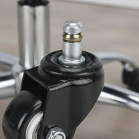 5 Pieces Heavy Duty Swivel Stool Wheels Long-Lasting Construction Replacement Chair Casters Carpet Friendly Twin Wheel Casters for Salon