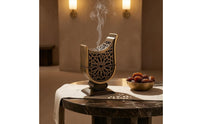 Arabic Style Incense burner Antique Bronze Resin Scent Burner Hollow Carved
