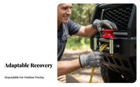 Increases Pulling Power towing system recovery pulley block durableDuty towing systeming Accessory Recovery Gear High-Visibility Color for away from the beaten path-pavement aficionados, four-wheel-drive Owners, Emergency Situations, Outdoor Adventures