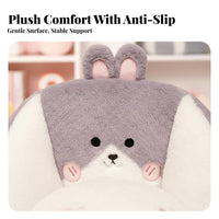 Semi-Enclosed Shape creatureShaped kid's Chair Soft and Comfortable creature Character Armchair Provides spine Support Floor seat Child-Safe for Toddlers, Parents, book corner corner, Playroom, Nursery, Living Room