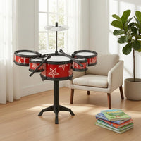 Jazz Drum Toy Kit Cymbal Included Toy Jazz Drum Kit Standing Frame Tripod Base