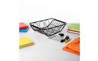 Mountain Bike Rear Basket Large Capacity Metal Rear Cargo Rack Heavy Duty for Travel