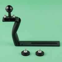 Underwater Camera Tray Bracket Knurled Knobs Z Shaped Camera Grip mount 1/4 Inch Thread Underwater Tray Handle