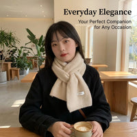 Knit Scarf for Women Winter, Long Knitted Scarves for Fall Cold Weather, Polyester Acrylic Thermal Insulation 63 x 7.9 Inches