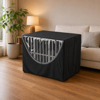 Arched Opening Canine Crate Cover Crate Cover Opaque Dog Crate Cover Flat Top Pet Accessory Rectangular Fit