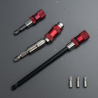 Multi-Angle Fastener Driver Holder Articulated Bit Holder Tool Accessory for Professionals, DIY Enthusiasts, Construction Site, Workshop, Garage