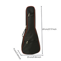 Ukuleles Gig Bag Adjustable Ukuleles Case with Portable Travel-Friendly Guitar Gig Bag with Straps for Artists