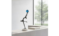 Dance Sculpture Sculptural Dance Figurine Artistic Abstract Sculpture for Simplicity Enthusiasts, Desk, Living Room, Office