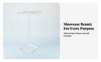 Freestanding Square Base Acrylic Hairpiece Stand Beauty Display