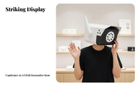 Security Camera Helmet Funny Concept DIY Craft Kit Original Design for Children