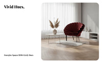 Fan-Shaped spinerest Peacock Chair Nordic aesthetic Single-Person Armchair Artistic Lounge Seat long-lasting Design for Interior Designers, Business Proprietors, Living Room, Showroom, Hotel Lobby, Reception Area