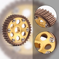 2 Pieces Timing Cam Gears High Precision Camshaft Gears Improved Energy Economy Engine Part for Modifiers