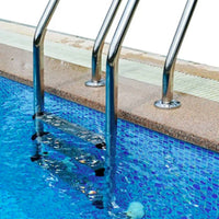 4-Step Pool Ladder Stainless Steel Ladder with Handrails Non-Slip Pool Stairs