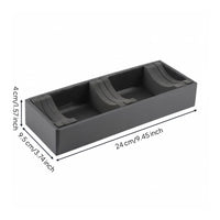Portable Jade Bracelet Storage Tray Lightweight Slotted Bangle Display Tray Flexible Slots for Retail Stores, Trade Shows, Countertops
