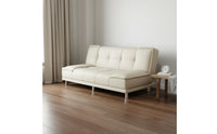 Folding Sleeper Sofa Scratch Resistant Modern Convertible Futon Waterproof Armless Futon Sofa for Small Areas, Bedroom