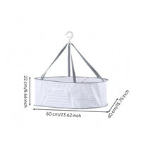 Rigid Frame Foldable Hanging Drying Basket Breathable Mesh Drying Basket Airing