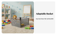 Stackable Wire Basket robust Construction Stackable Metal Crate for Homeowners