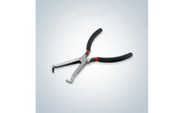 Heat-Treated Automotive Cutting Plier Forged Serrated Cutting Plier Curved Handles Long Reach Wire Snips for Auto Repair, Small-Space Work