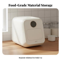 Moisture-Proof Sealed Rice Storage Container Food-Grade Material Automatic Rice Dispenser Large Capacity for Pantry, Cabinet
