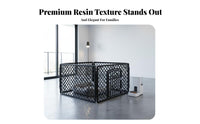 Easy to Clean Modular Plastic Pet Fence Expandable Design Plastic Puppy Playpen Secure Lock Indoor Dog Pen Tool-Effortless Assembly for Young Dogs, Small Dogs