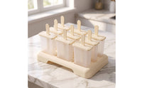Ice Lolly with Sticks Flexible Ice Lolly Tray with Sticks Compact Kitchenware for Summer Parties, Home Kitchen