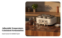 Countertop Yogurt Maker Home Fermentation Digital Yogurt Maker Transparent Lid