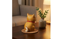 Shiba Dog Piggy Bank Cute Japanese Dog Piggy Bank Creative Statue for Kids, Desk