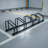 Bike Floor Parking Rack Carbon Steel Floor Bike Rack Bike Parking Stand Powder Coated Heavy Duty for Cyclists, Garage
