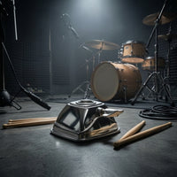 Drum Bracket with Tightening Knob Metal Drum Mounting Bracket Silver for Drummers