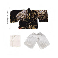 1/12-Scale Kimono Outfit Japanese-Style BJD Doll Kimono Set     Miniature Clothing