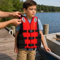 Adult & Kids Life Vest with High Buoyancy for Swimming, Fishing, Boating, and Portable Use