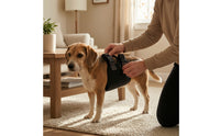Supportive Dog Diaper with Adjustable Straps Safeguarding Pet Clothing Elasticated Apparel Comfortable for Walks