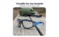 Wind Resistant Cycling Glasses Particles Resistant Anti-Fog Protect Ing Vision Wear Water-Resistant Goggles Curved Design