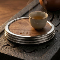 3 Pieces Round Coaster Circular-Edged Table Accessory Easy to Clean Household Accessories