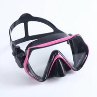 Panoramic View Nose Cover Snorkel Mask High Clarity Silicone Diving Mask Foldable Water Sports Gear for Snorkeling