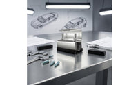 6 Pieces Brushed Silver Roof Rack Bracket 90-Degree Cargo Rack Bracket Threaded Bolts Vehicle Accessory Guard Pads