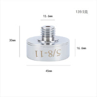 Portable M14/M10/5/8-11 Self-Locking Clamping Plate for Angle Grinder Quick Lock, Carbon Steel