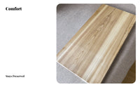 Hardwood Wood Japanese design Floor Bed Breathable Slat Foundation Low silhouette Bedroom Furniture Space-Saving for partners, Minimalists, Students, traditional mat room Room, Apartment