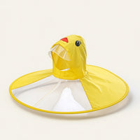 Yellow Duck Raincoat Lightweight Hooded Rain Poncho Long-Lasting Hooded Raincoat Handshands-off for Rainy Days, School Runs
