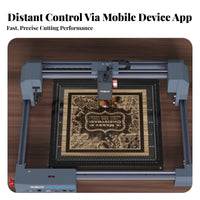 High Precision Engraving and Cutting Machine Compact Design 10W Cutter Easy Setup for Hobbyists, Artists, Studio, School, Office